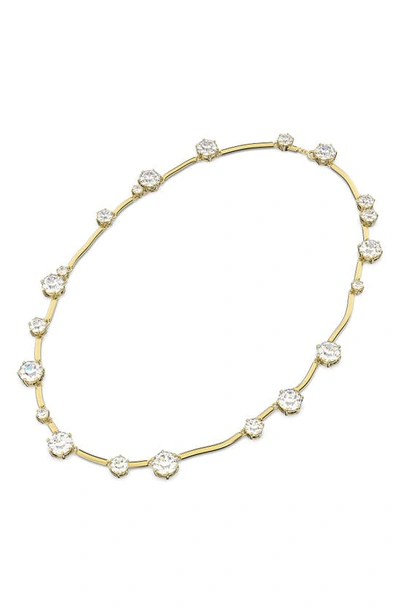 Swarovski Constella Strand Necklace In Gold