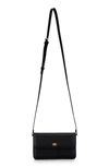 Frame Le Signature Compact Mini Crossbody Bag In Noir