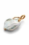 Monica Vinader Keshi Pearl Necklace Enhancer In Gp