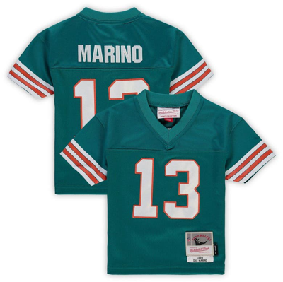 Mitchell & Ness Kids' Toddler  Dan Marino Aqua Miami Dolphins 1984 Retired Legacy Jersey