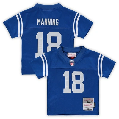 Mitchell & Ness Babies' Infant  Peyton Manning Royal Indianapolis Colts 1998 Retired Legacy Jersey