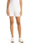 Rag & Bone Pierce Cable-knit Cashmere Shorts In Ivory