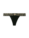 VERSACE THONG WITH GREEK KEY