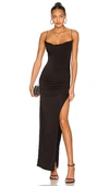 Lovers & Friends Odessa Gown In Black