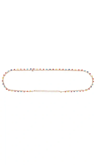 Lovers & Friends Miana Body Chain In Metallic Gold