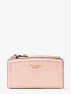 Kate Spade Knott Zip Slim Wallet In Coral Gable