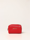 LOVE MOSCHINO BEAUTY CASE IN SAFFIANO SYNTHETIC LEATHER,C69492014