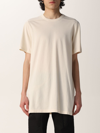 Rick Owens Cotton T-shirt In Natural