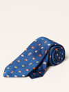 Etro Paisley Jacquard Silk Tie In Blue 1