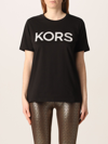 Michael Michael Kors T-shirt In Cotton Jersey With Logo In Black