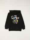 Balenciaga Kid's X The Simpsons&trade; Graphic Hoodie In Black