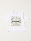 BURBERRY T-SHIRT WITH COLLAGE PRINT,C76362001