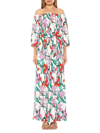Alexia Admor Women's Harlow Printed Maxi Dress In White Multi