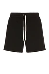 Reigning Champ Straight-leg Cotton Track Shorts In Black