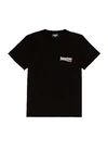 Balenciaga Oversized Logo-print Cotton-jersey T-shirt In Black White