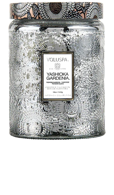 Voluspa Yashioka Gardenia Large Jar Candle In Floral