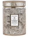 Voluspa Gilt Pomander & Hinoki Large Jar Candle In Warm & Spiced