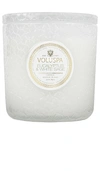 Voluspa Eucalyptus & White Sage Boxed Luxe Candle In Green
