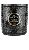 VOLUSPA BURNING WOODS LUXE CANDLE