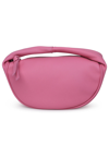 BY FAR PINK LEATHER BABY CUSH BAG