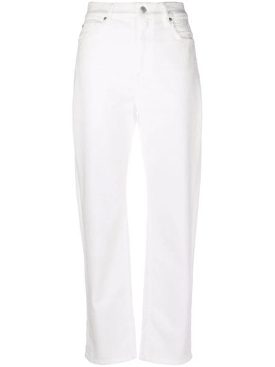 Dorothee Schumacher High-rise Straight-leg Jeans In White