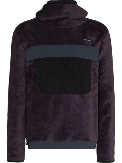 District Vision Purple Noah Hooded Sweatshirt