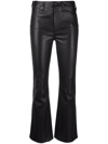 RAG & BONE CROPPED LEATHER TROUSERS