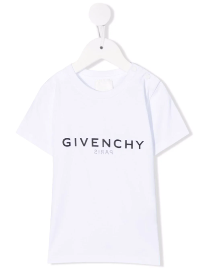 Givenchy Kids' Logo-print T-shirt In White