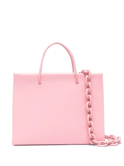 Medea Chain-handle Tote Bag In Pink
