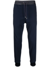 Etro Logo-tape Track Trousers In Blue