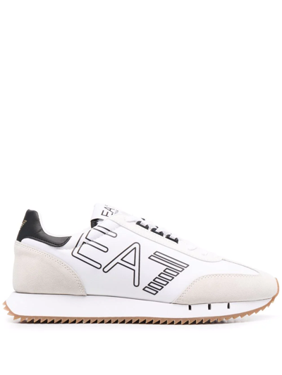 Ea7 Emporio Armani Shoes In White