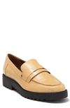 Franco Sarto Cassandra Penny Loafer In Beige Patent