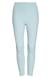 Girlfriend Collective High Waist Capri Leggings In Sky