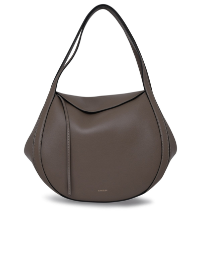 Wandler Lin Foldover Top Medium Tote Bag In Brown