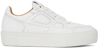 AMI ALEXANDRE MATTIUSSI WHITE LEATHER AMI DE CŒUR LOW-TOP SNEAKERS