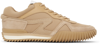 Rag & Bone Retro Runner Shell, Suede And Canvas Sneakers In Tan