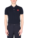 COMME DES GARÇONS PLAY POLO WITH LOGO PATCH