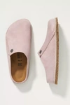Birkenstock Zermatt 365 Suede Clogs In Pink