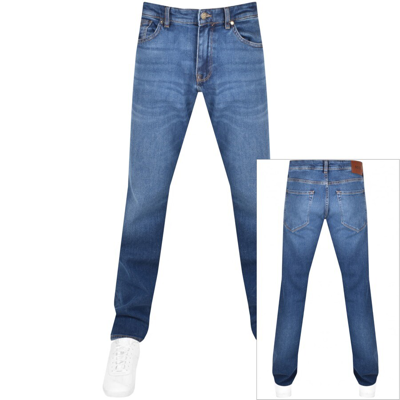Boss Business Boss Maine 3 Jeans Mid Wash Navy
