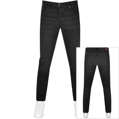 Boss Casual Boss Taber Tapered Fit Jeans Black