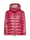 Moncler Dalles Water Resistant Down Puffer Jacket In Pink