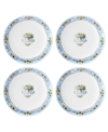 Lenox Autumn Studio Dinner Plate Set, 4 Piece In White