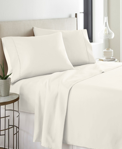 Pointehaven Heavy Weight Cotton Flannel Full Sheet Set Bedding In Ivory