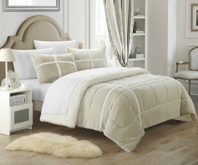 Chic Home Chloe 2-pc Twin X-long Comforter Set Bedding In Beige