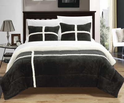 Chic Home Chloe 2-pc Twin X-long Comforter Set Bedding In Black