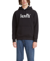 LEVI'S MEN'S POSTER GRAPHIC LOGO RELAXED FIT HOODIE