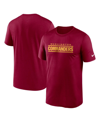 Nike Burgundy Washington Commanders Legend Wordmark Performance T-shirt In Burgundy