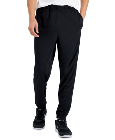 Ideology Men's Knit Joggers, Created For Macy's In Black/ Black