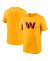 NIKE MEN'S NIKE GOLD WASHINGTON COMMANDERS ESSENTIAL LEGEND T-SHIRT