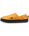 The North Face Thermoball Fleece-lined Quilted Recycled Ripstop Mules In Summit Gold/tnf Black